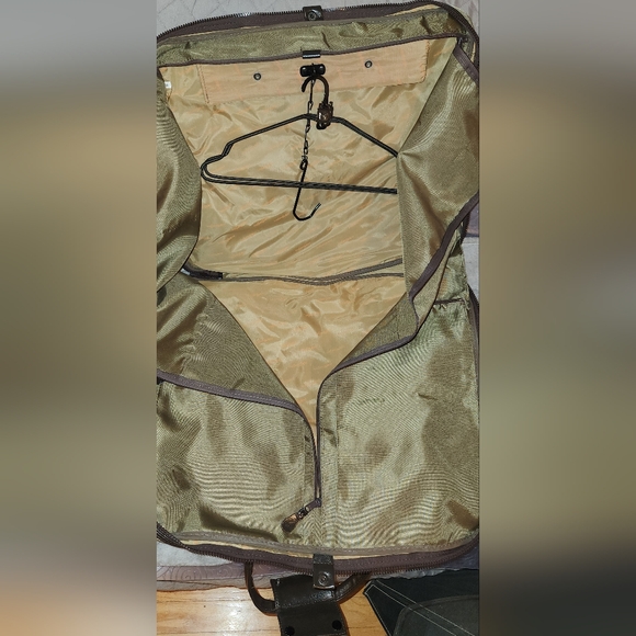 YSL Garment Bag In Army Green & Brown - Picture 6 of 17